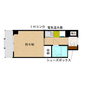ワンルーム 間取り図