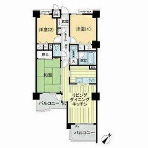 3LDK 間取り図