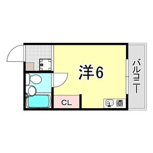 ワンルーム 間取り図