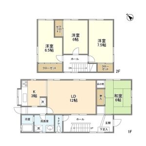 4LDK 間取り図