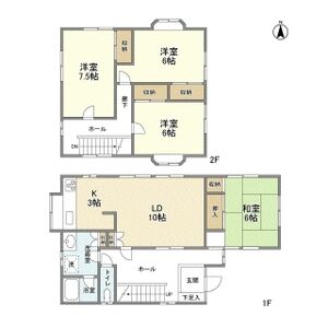 4LDK 間取り図