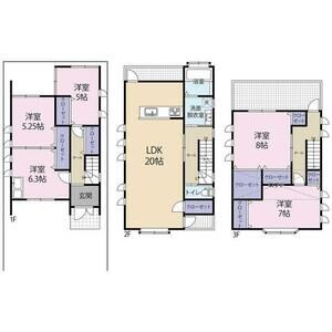 5LDK 間取り図