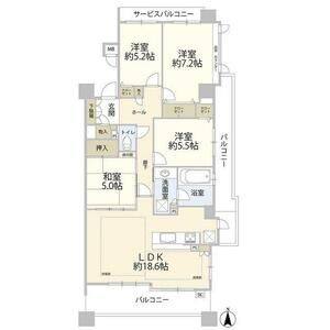 4LDK 間取り図
