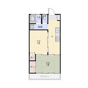 2DK 間取り図