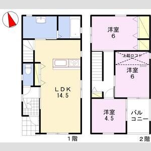 3LDK 間取り図