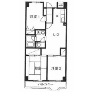 3LDK 間取り図