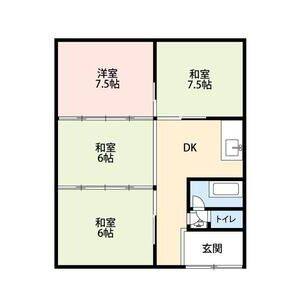 4DK 間取り図