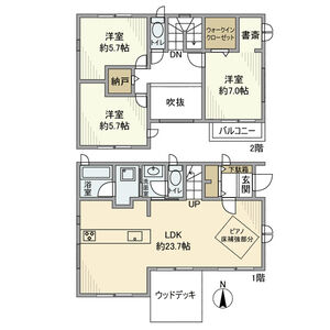 3LDK 間取り図