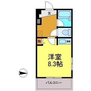 ワンルーム 間取り図