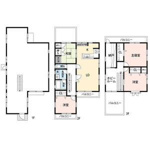 4LDK 間取り図