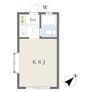 ワンルーム 間取り図