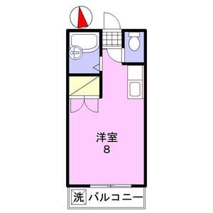 ワンルーム 間取り図