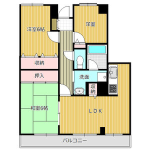 3LDK 間取り図