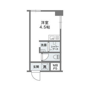 ワンルーム 間取り図