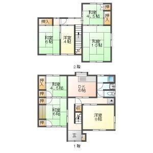 6LDK 間取り図