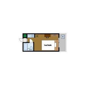 ワンルーム 間取り図