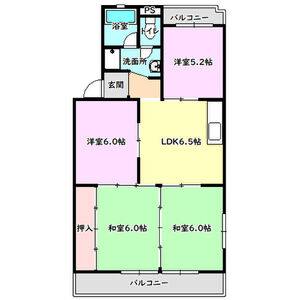 4DK 間取り図