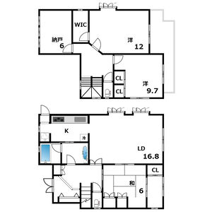 3LDK 間取り図