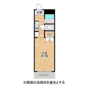 ワンルーム 間取り図