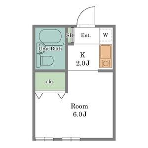 ワンルーム 間取り図