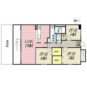 3LDK 間取り図