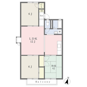 3LDK 間取り図