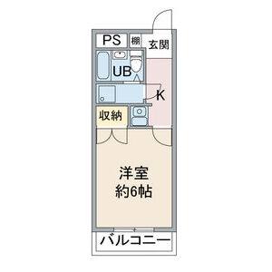 ワンルーム 間取り図