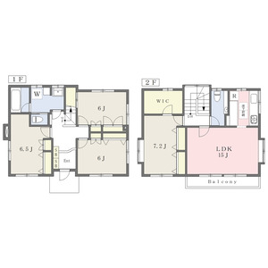 4LDK 間取り図