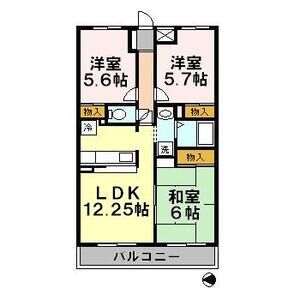 3LDK 間取り図