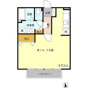 ワンルーム 間取り図