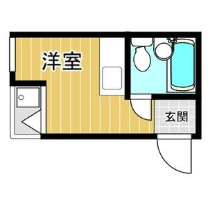 ワンルーム 間取り図