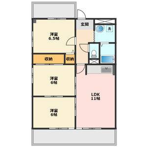 3LDK 間取り図