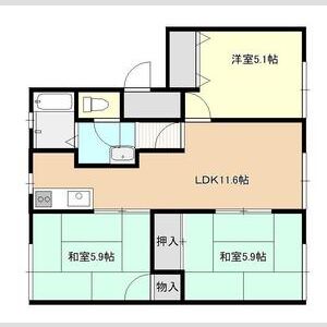 3LDK 間取り図