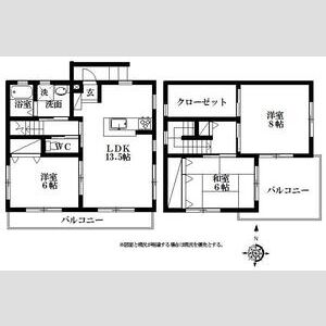 3LDK 間取り図