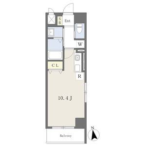 ワンルーム 間取り図