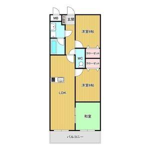 3LDK 間取り図