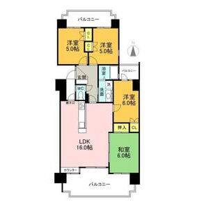 4LDK 間取り図