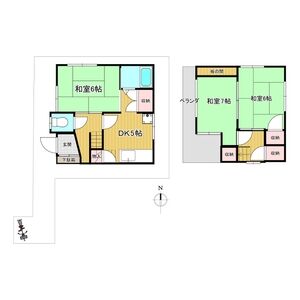 3DK 間取り図