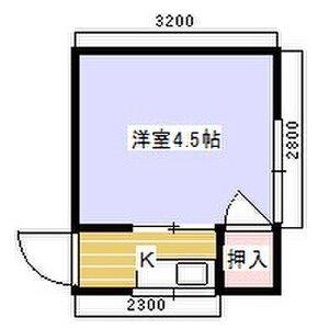 ワンルーム 間取り図