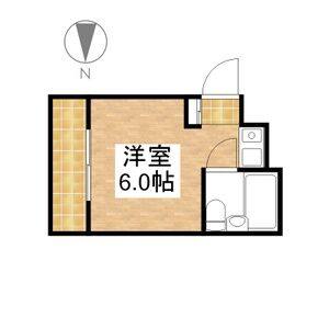 ワンルーム 間取り図