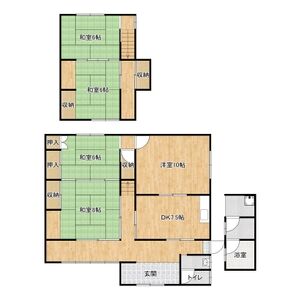 5DK 間取り図