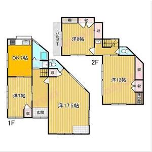 4DK 間取り図