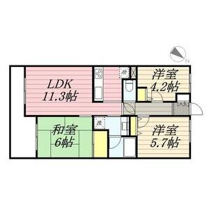 3LDK 間取り図