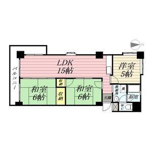 3LDK 間取り図