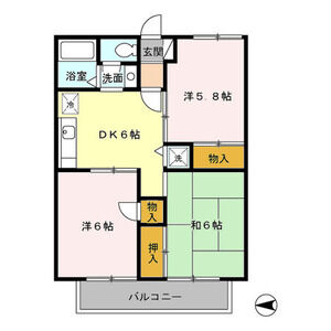 3DK 間取り図
