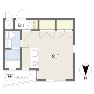 ワンルーム 間取り図