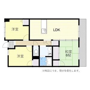 3LDK 間取り図