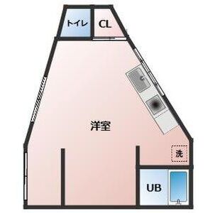 ワンルーム 間取り図