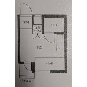 ワンルーム 間取り図