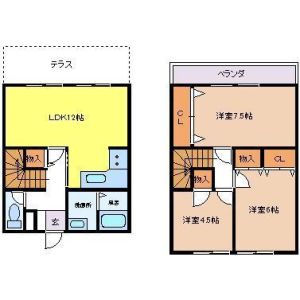 3LDK 間取り図